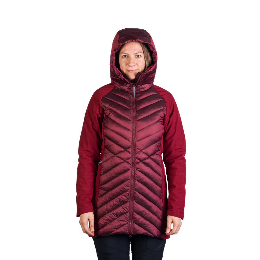 BU-6266SP women's trendy insulated jacket combined with softshell GINGER
