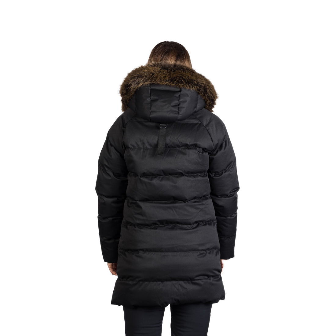 BU-6268SP women's sport insulated prolonged jacket with fur JODY
