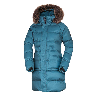 BU-6268SP women's sport insulated prolonged jacket with fur JODY