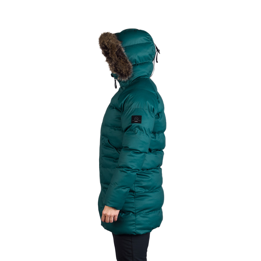 BU-6268SP women's sport insulated prolonged jacket with fur JODY