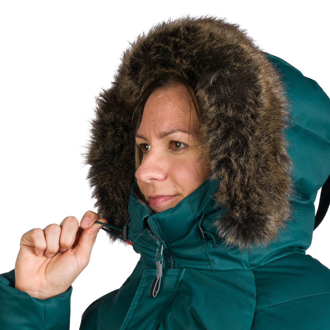 BU-6268SP women's sport insulated prolonged jacket with fur JODY