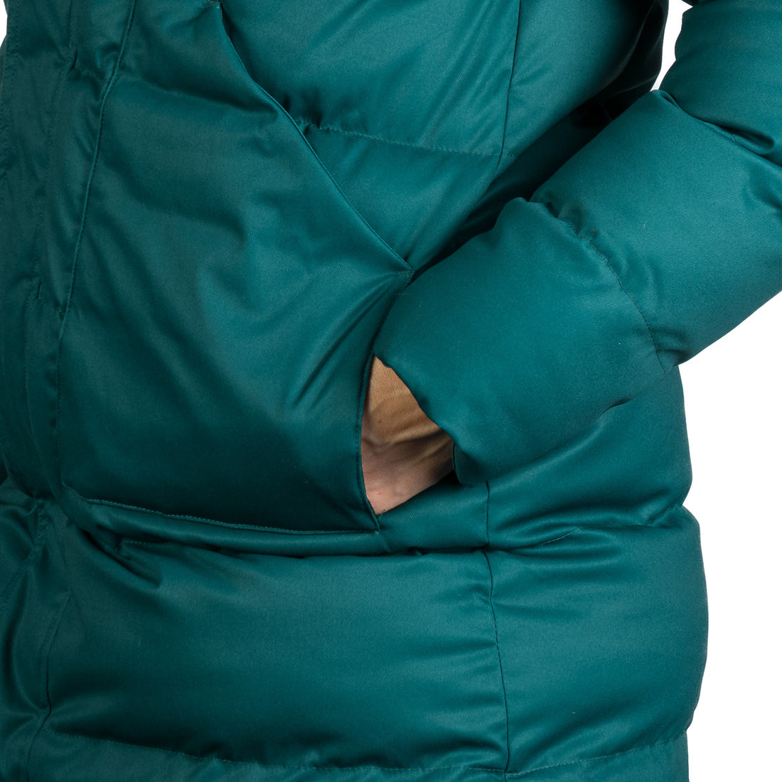 BU-6268SP women's sport insulated prolonged jacket with fur JODY