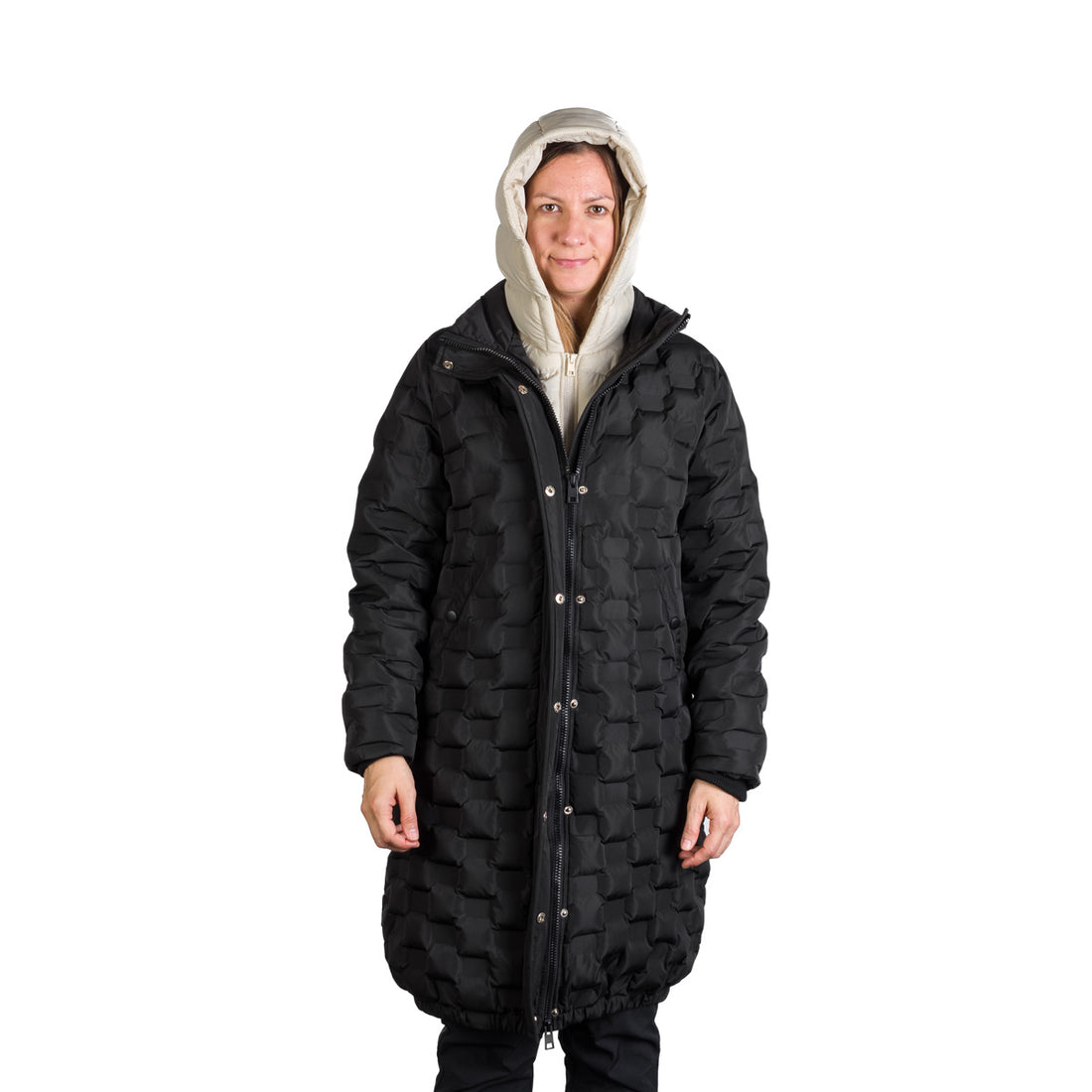 BU-6270SP woman´s sport like down jacket long style LAURIE