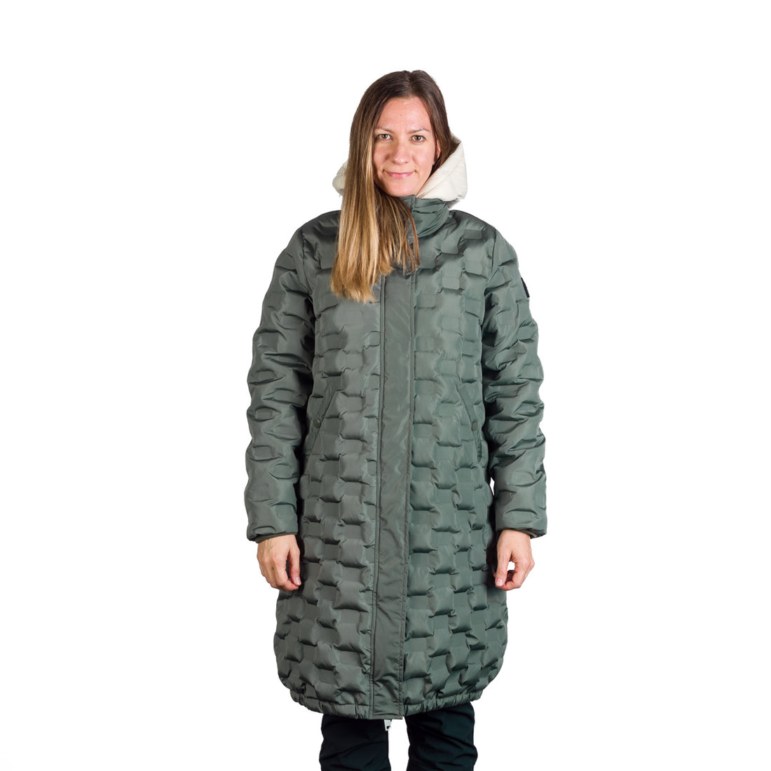 BU-6270SP woman´s sport like down jacket long style LAURIE