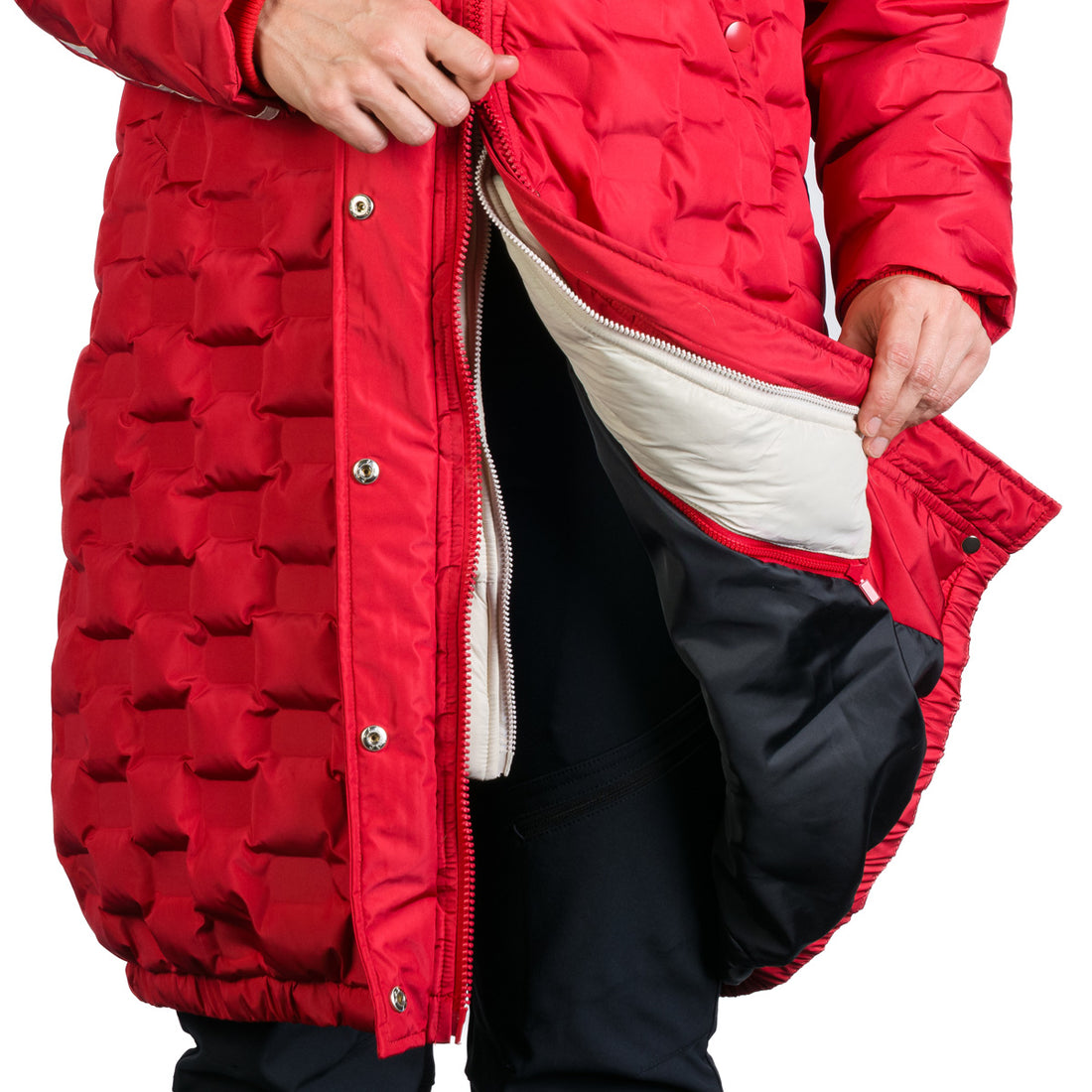 BU-6270SP woman´s sport like down jacket long style LAURIE