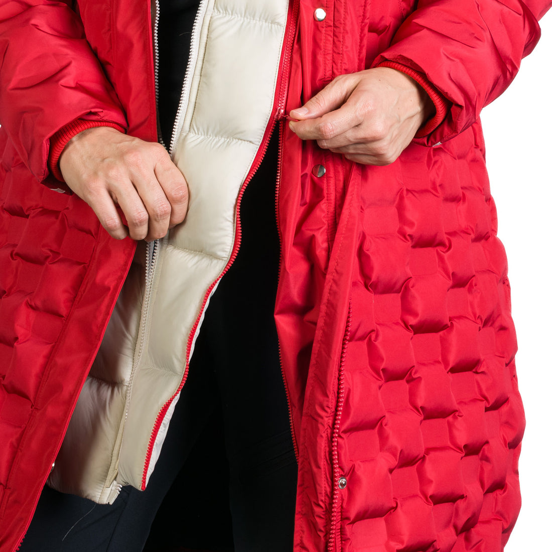 BU-6270SP woman´s sport like down jacket long style LAURIE
