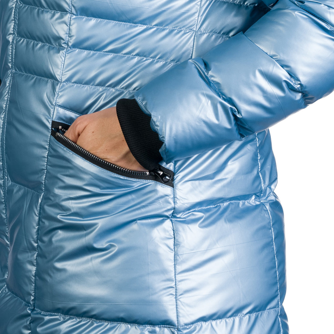 BU-6273SP women's long trendy insulated jacket STARLA