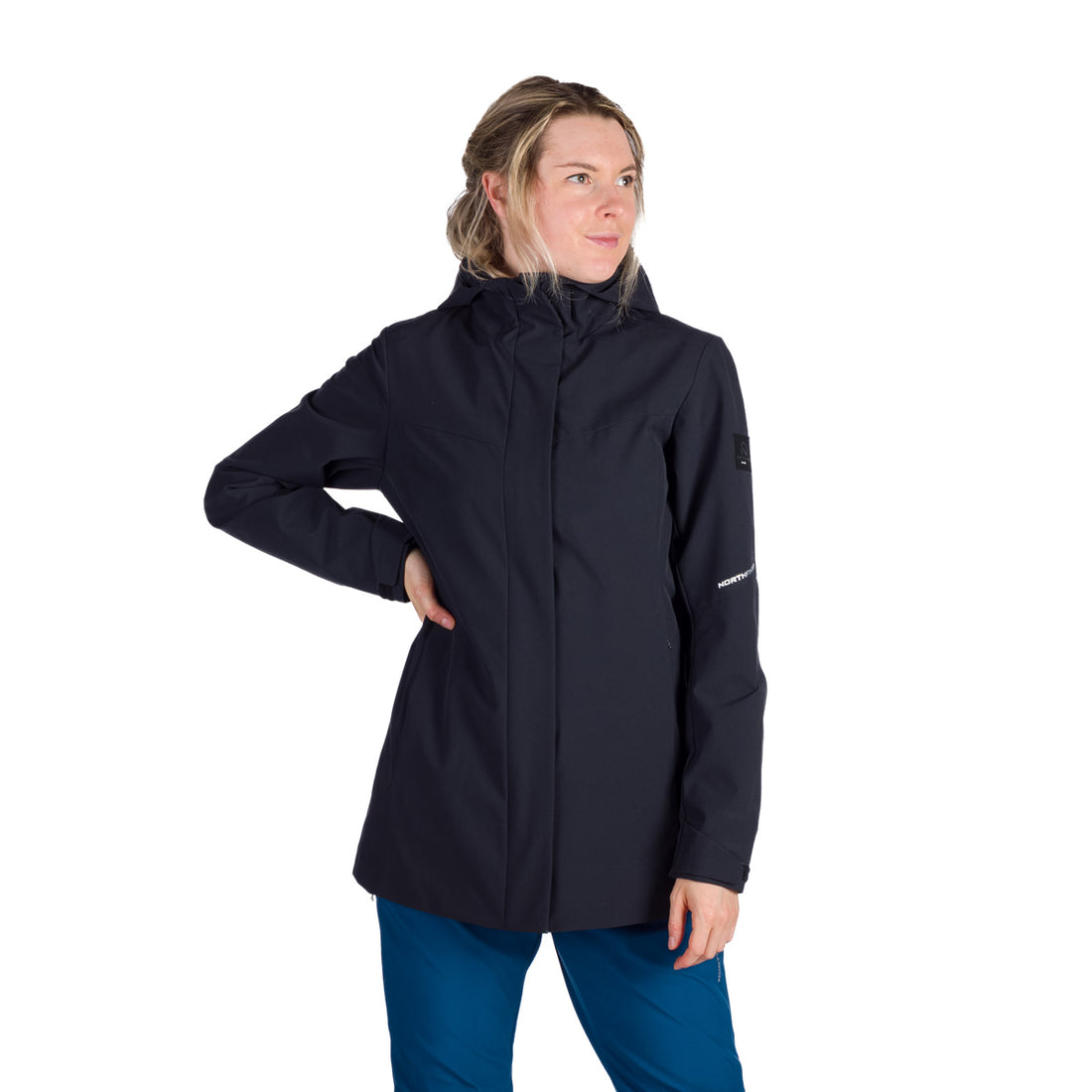BU-6290OR women's outdoor waterproof 2L jacket with mesh inside LUCINDA