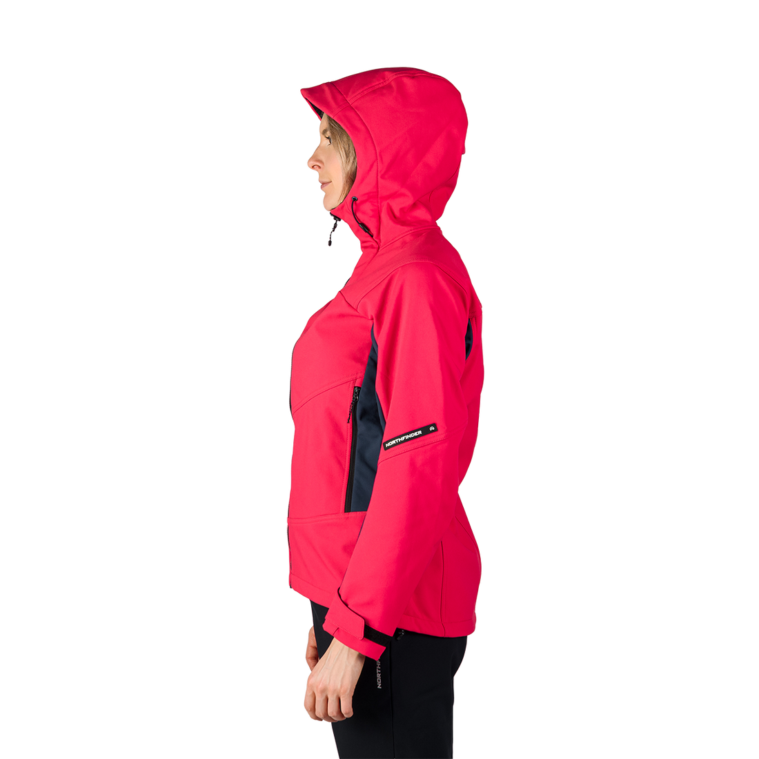 BU-6330OR women's outdoor hoody softshell jacket 3L CHANDRA