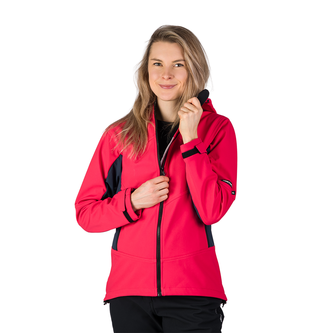 BU-6330OR women's outdoor hoody softshell jacket 3L CHANDRA