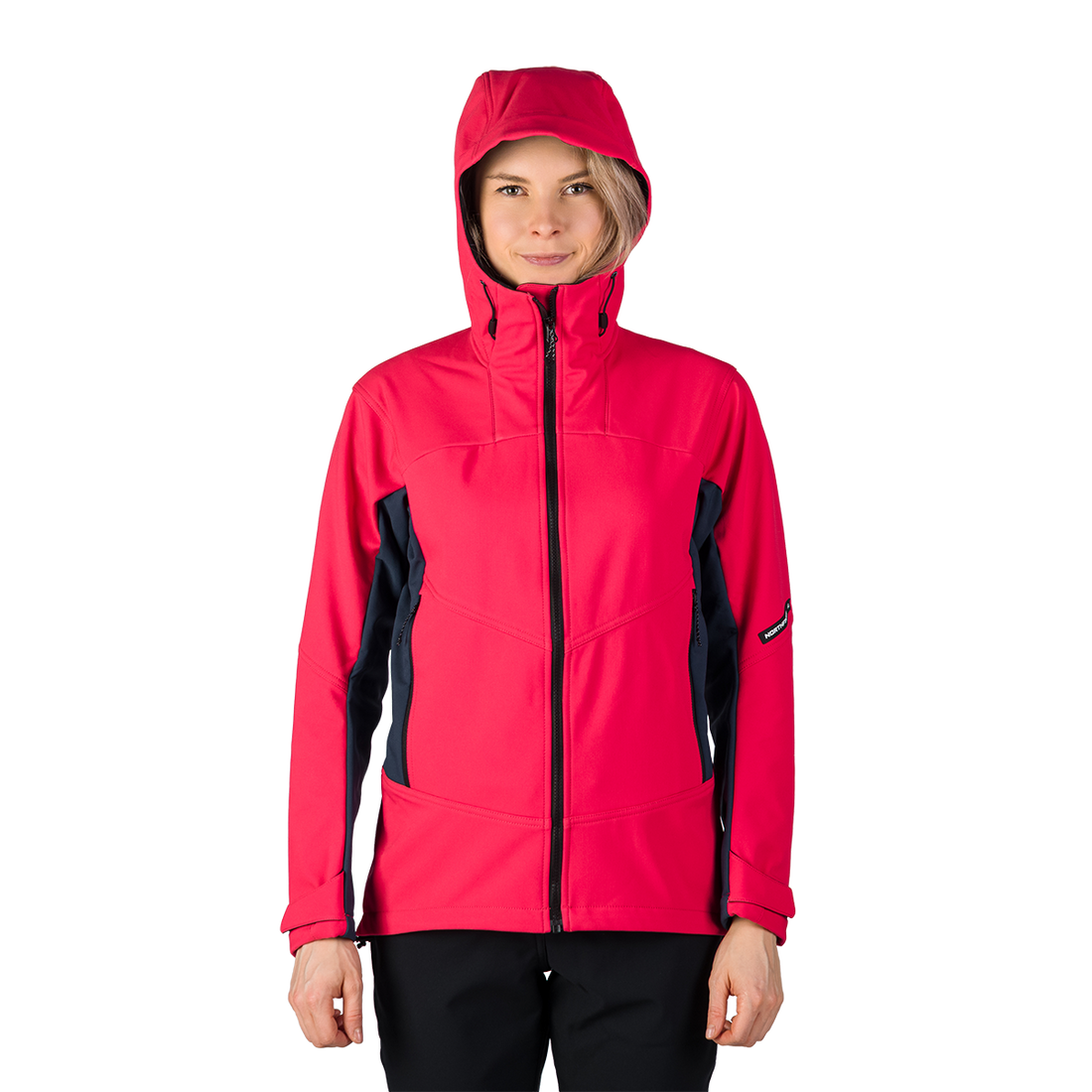 BU-6330OR women's outdoor hoody softshell jacket 3L CHANDRA