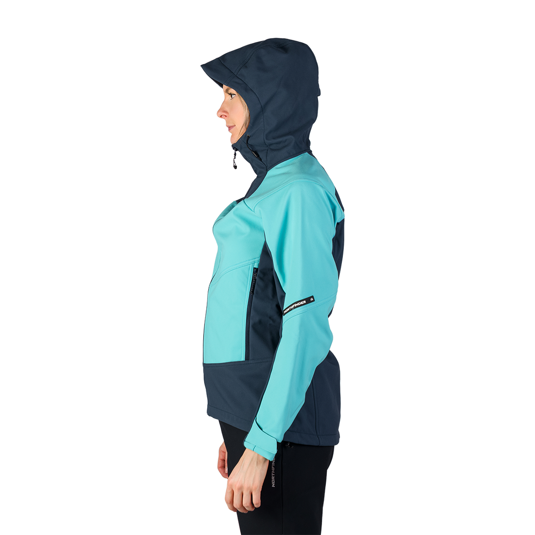 BU-6330OR women's outdoor hoody softshell jacket 3L CHANDRA