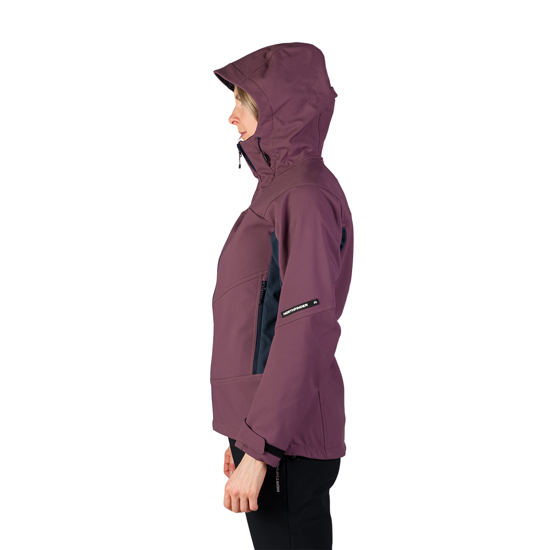 BU-6330OR women's outdoor hoody softshell jacket 3L CHANDRA