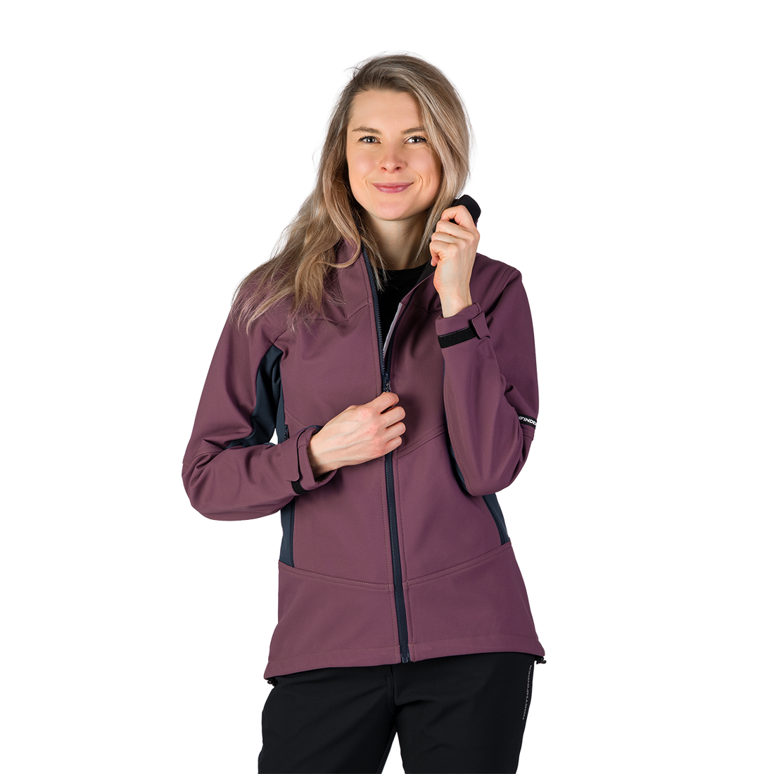 BU-6330OR women's outdoor hoody softshell jacket 3L CHANDRA
