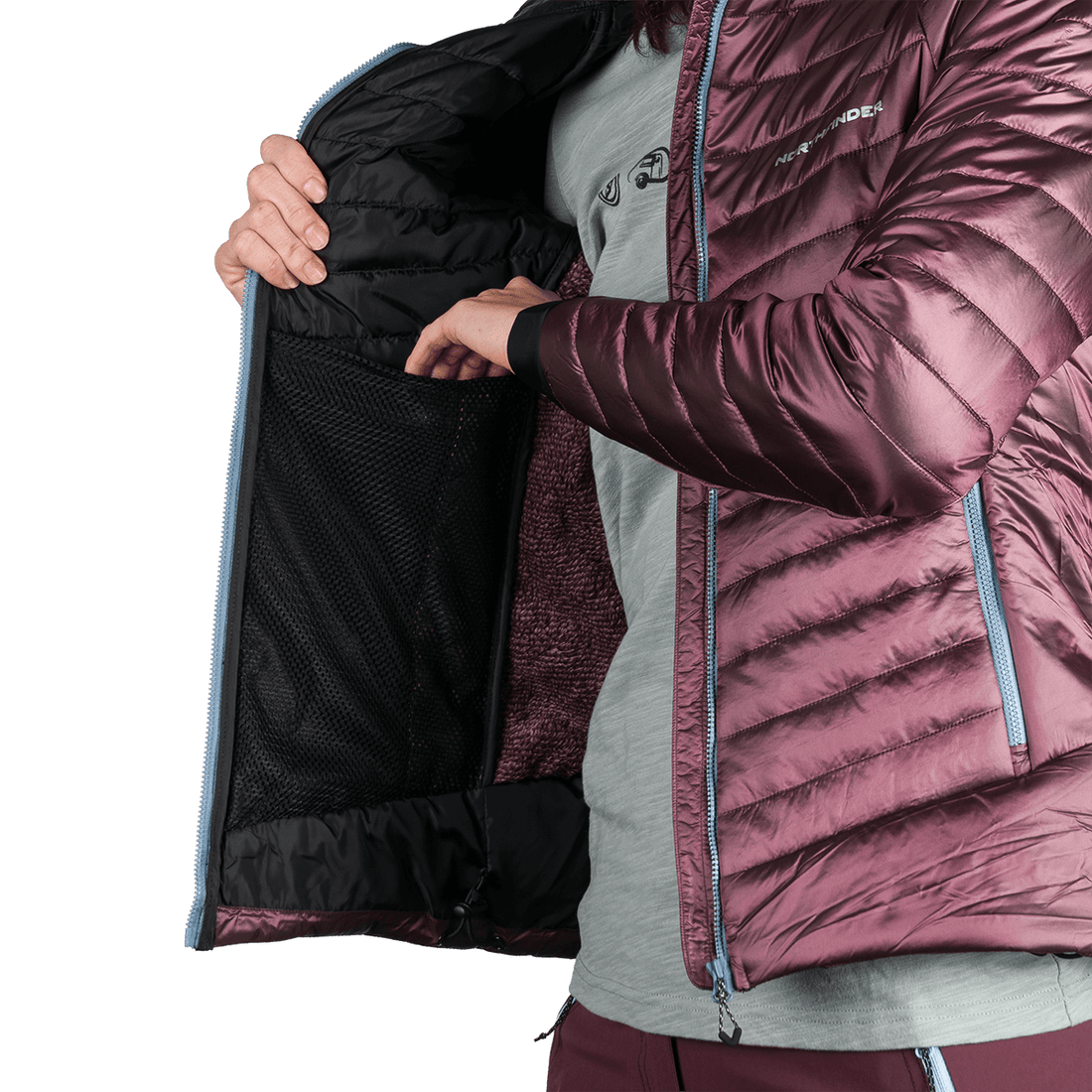 BU-6331OR women's outdoor light insulated jacket CORI