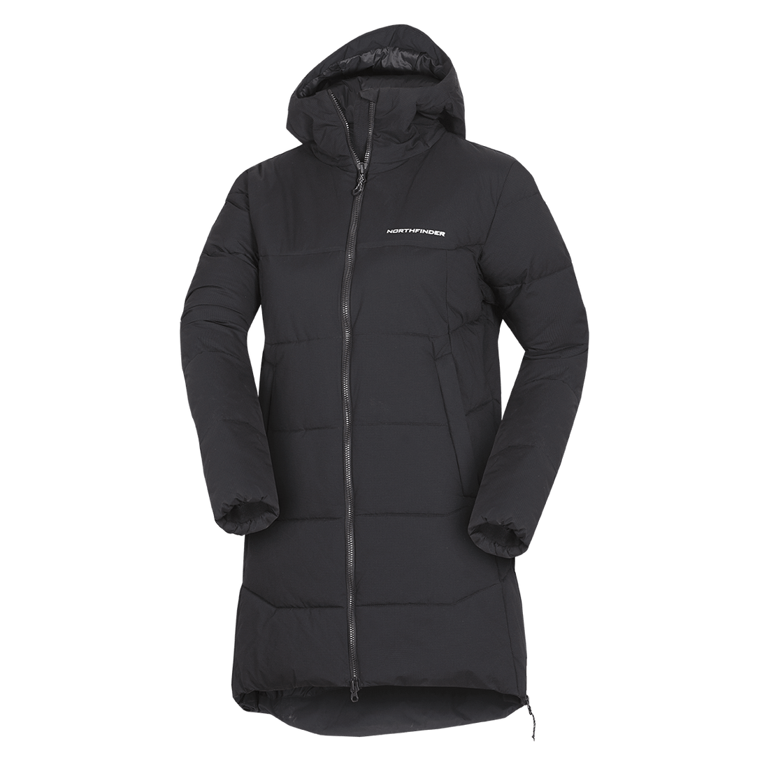 BU-6334OR women's outdoor insulated 2L long jacket RHIANNON