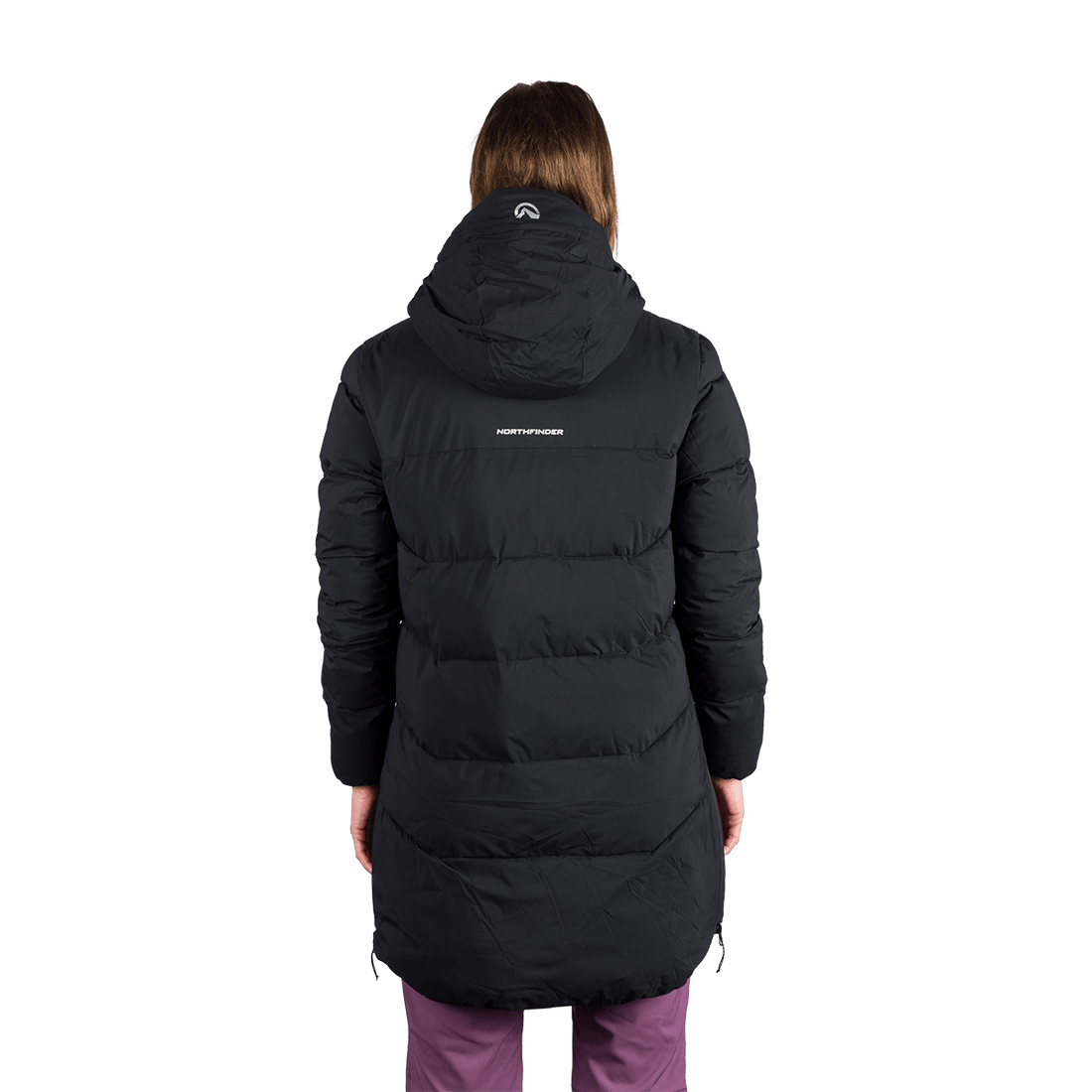 BU-6334OR women's outdoor insulated 2L long jacket RHIANNON
