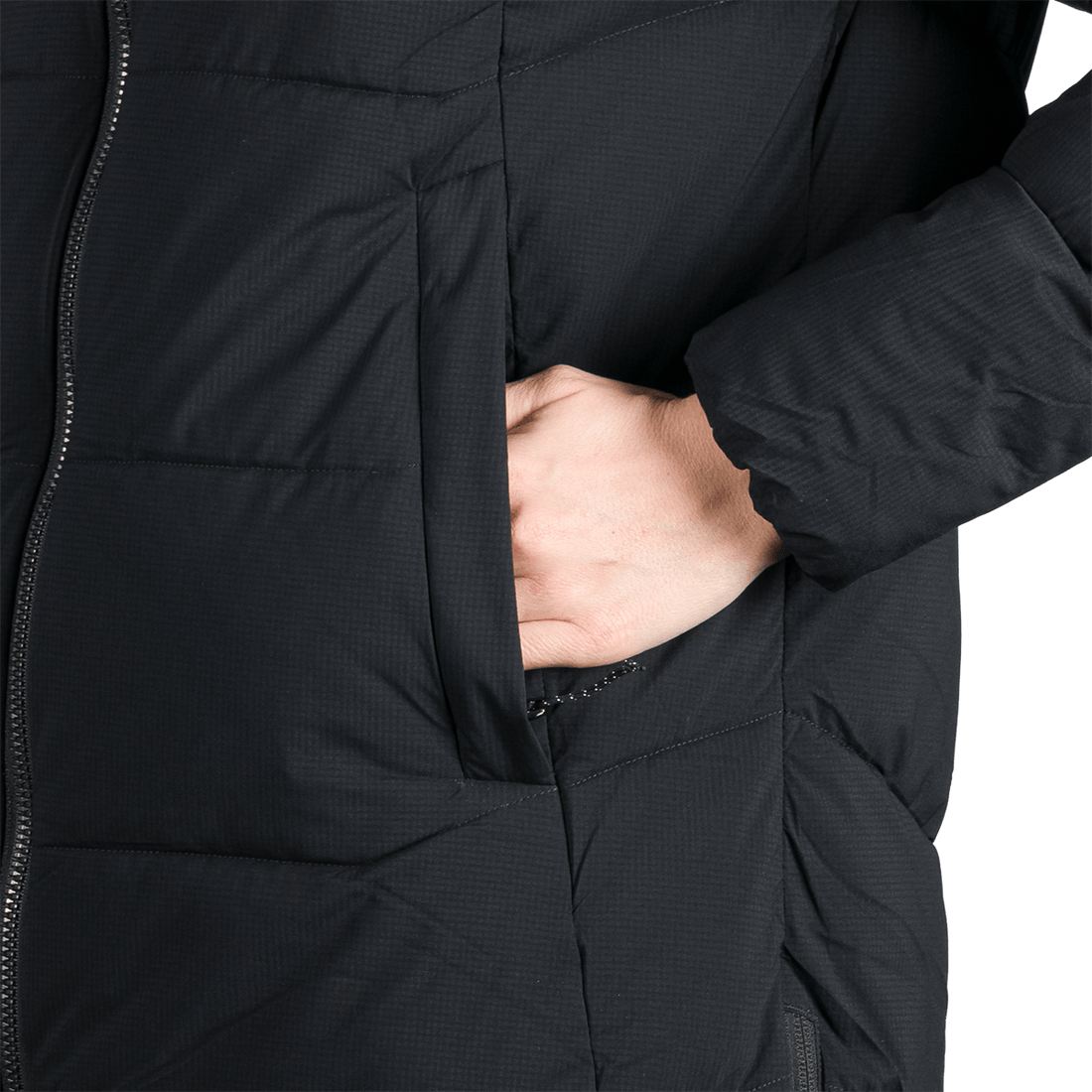 BU-6334OR women's outdoor insulated 2L long jacket RHIANNON