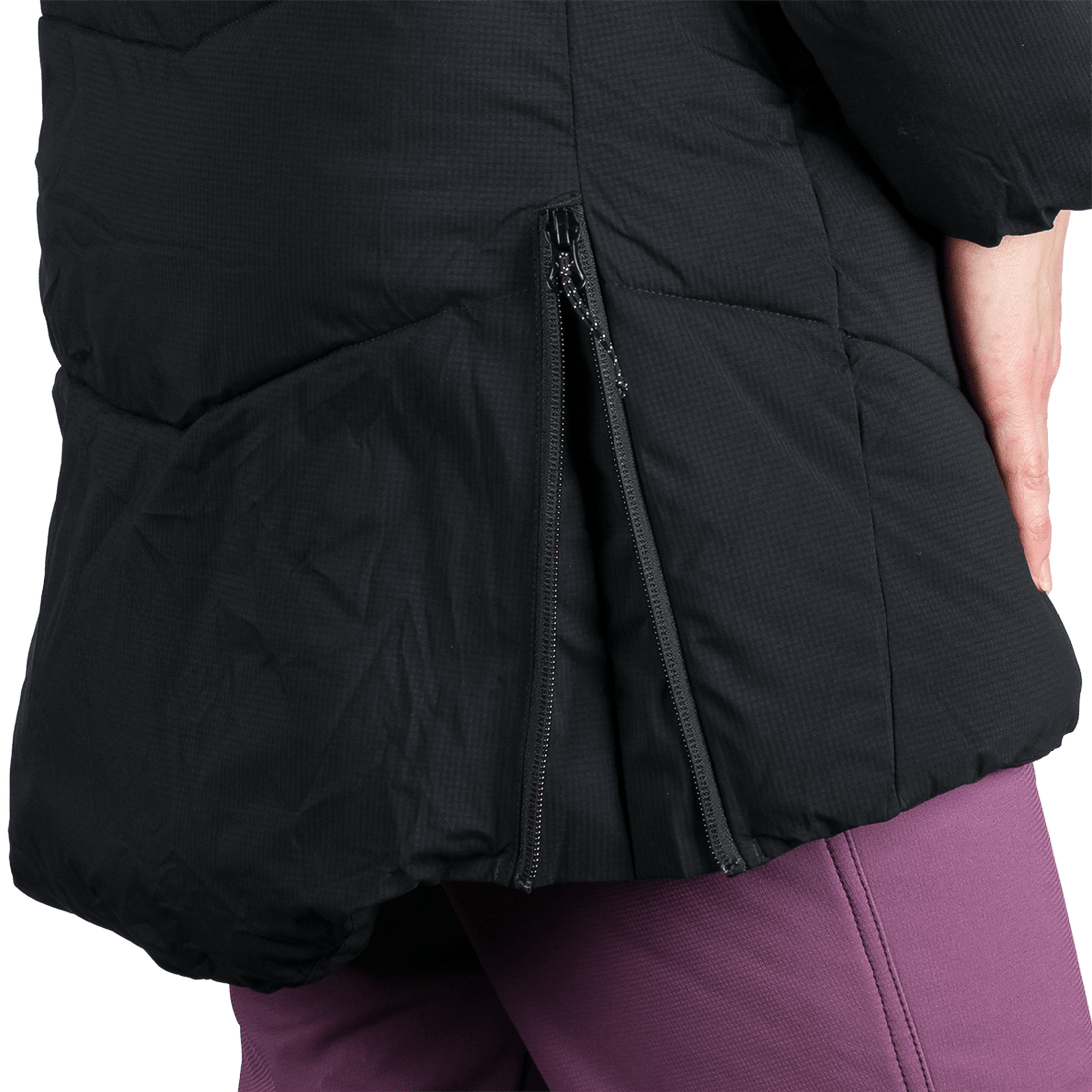 BU-6334OR women's outdoor insulated 2L long jacket RHIANNON