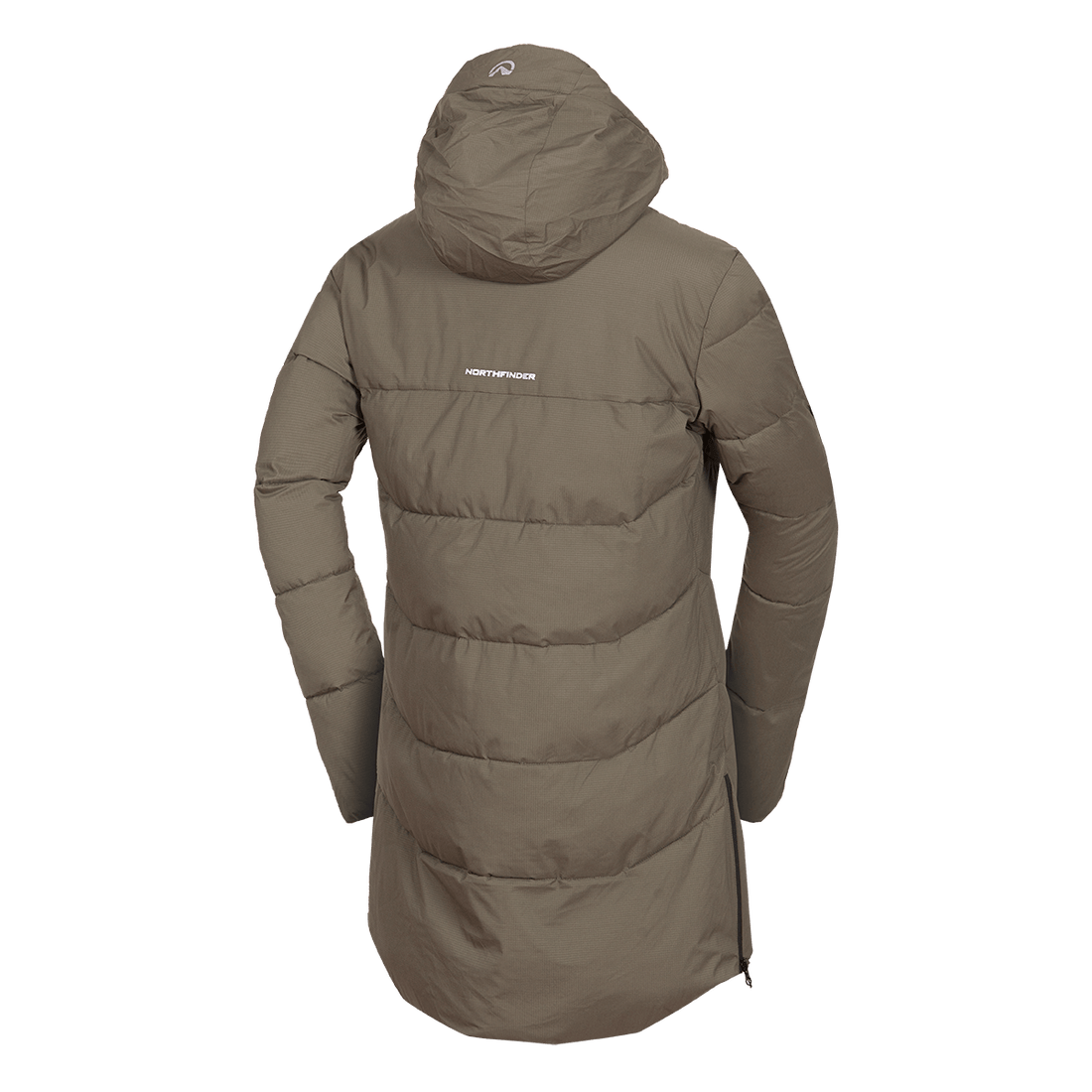 BU-6334OR women's outdoor insulated 2L long jacket RHIANNON