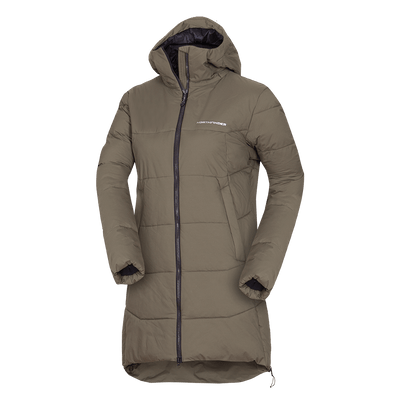 BU-6334OR women's outdoor insulated 2L long jacket RHIANNON