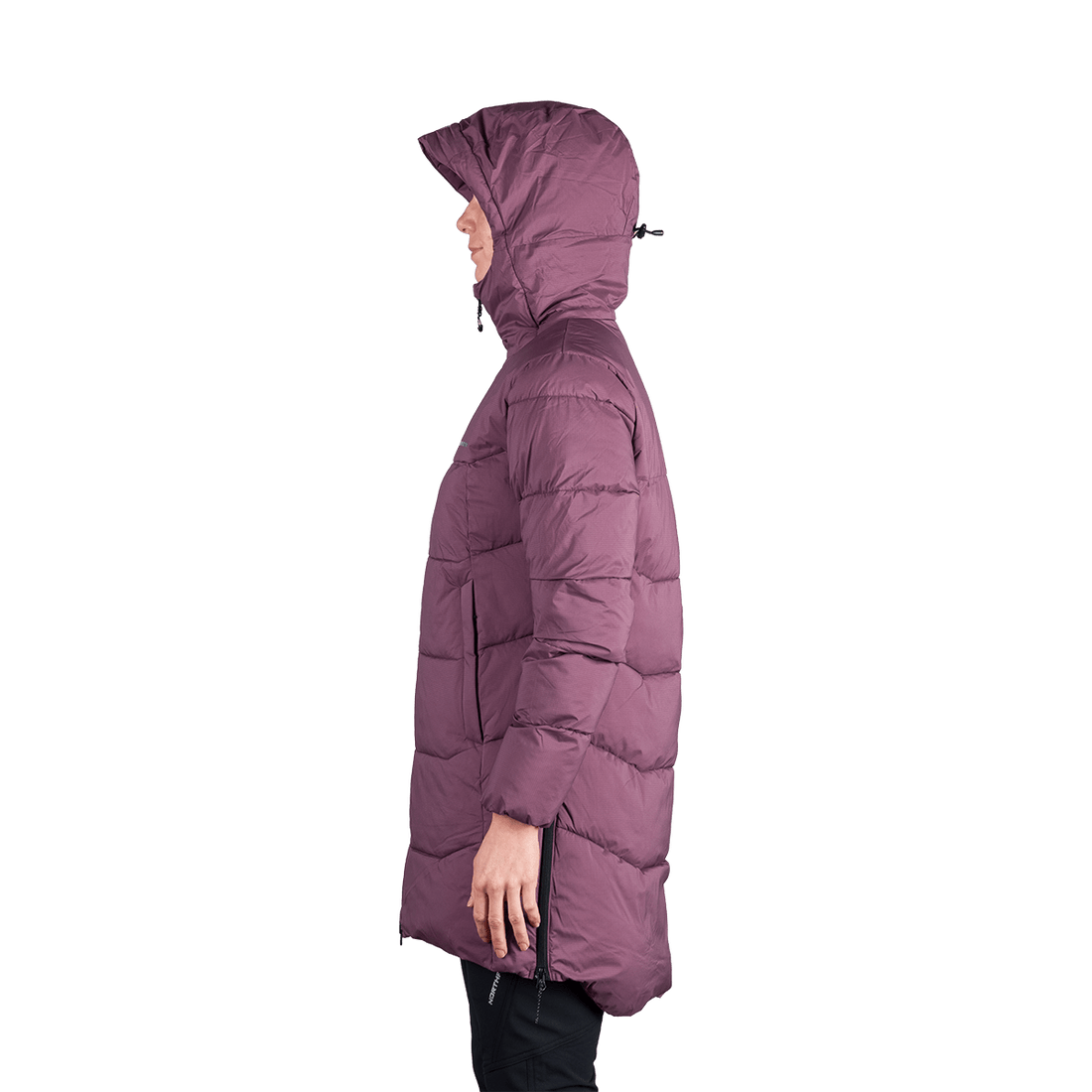 BU-6334OR women's outdoor insulated 2L long jacket RHIANNON