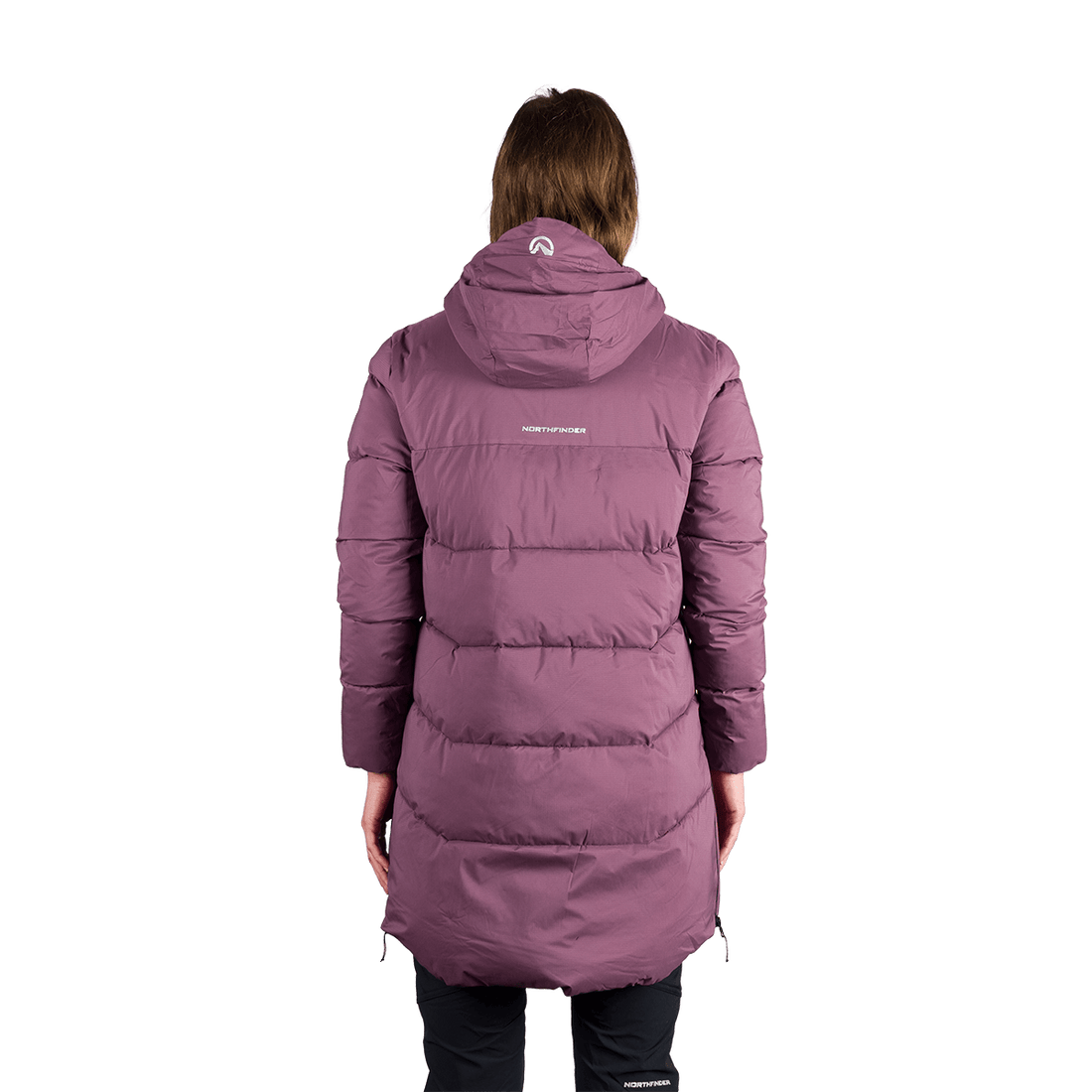 BU-6334OR women's outdoor insulated 2L long jacket RHIANNON