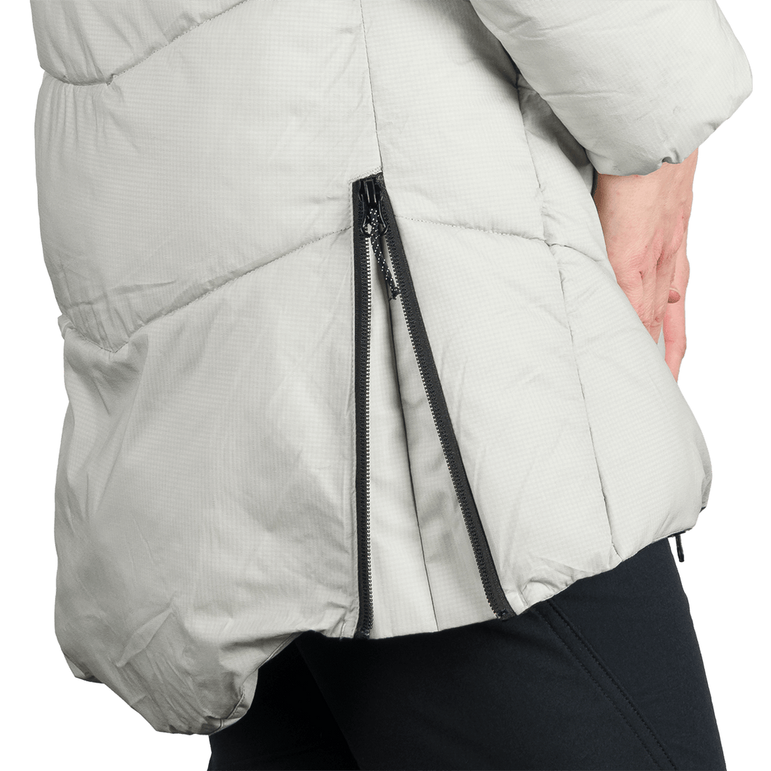 BU-6334OR women's outdoor insulated 2L long jacket RHIANNON