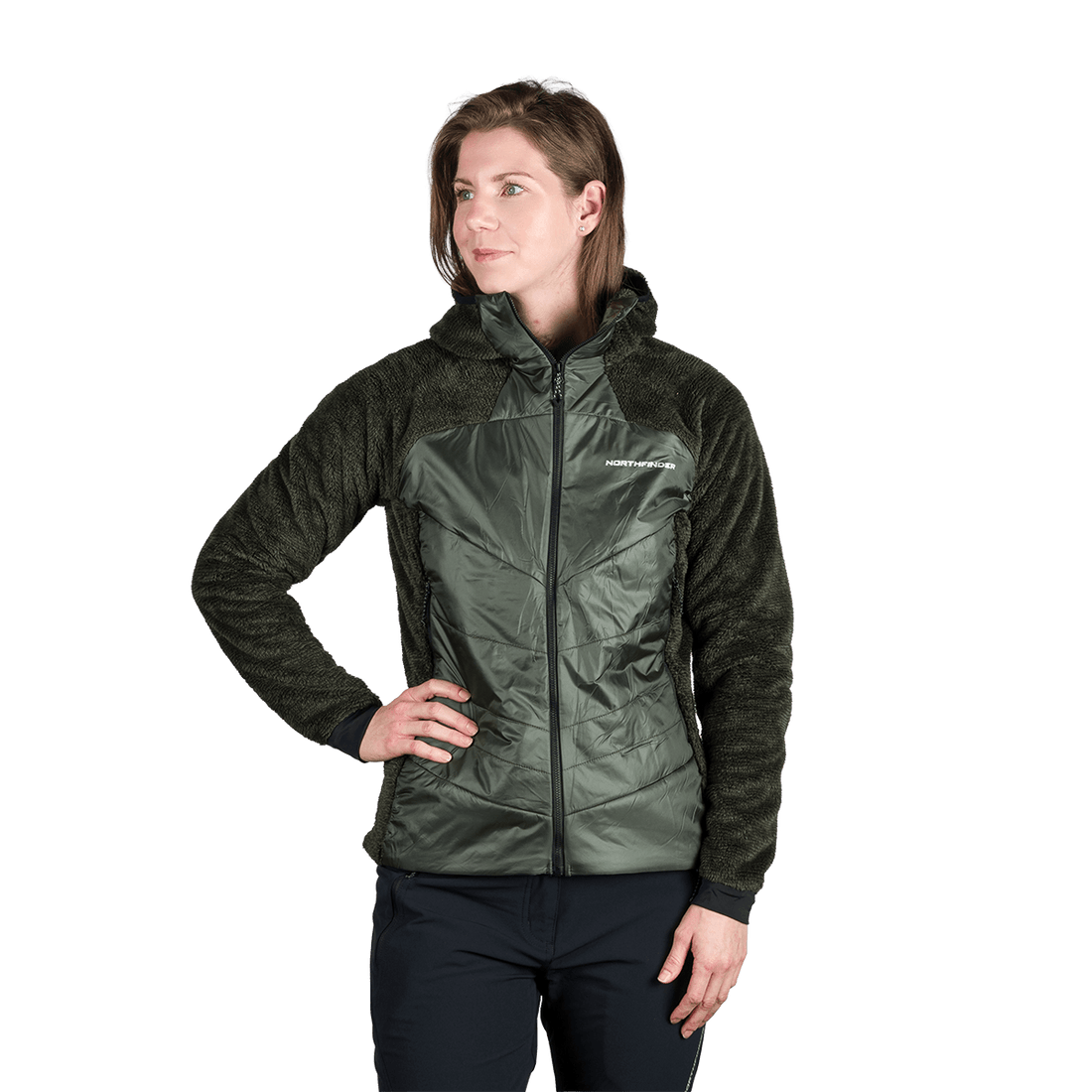 BU-6336OR women's hybrid outdoor jacket TAMMI