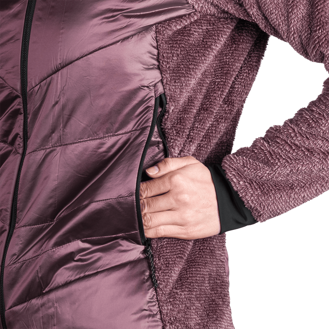 BU-6336OR women's hybrid outdoor jacket TAMMI