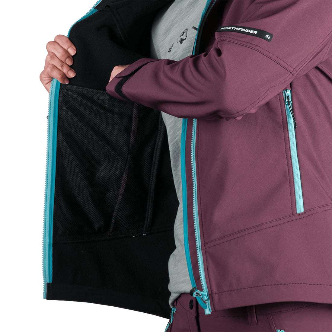 BU-6338OR women's travel softshell jacket 3L TIFFANI