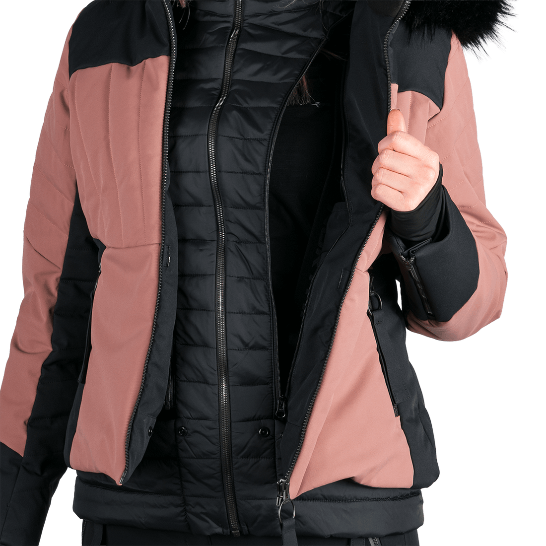 BU-6347SNW women's ski technical trendy insulated jacket TAYLER