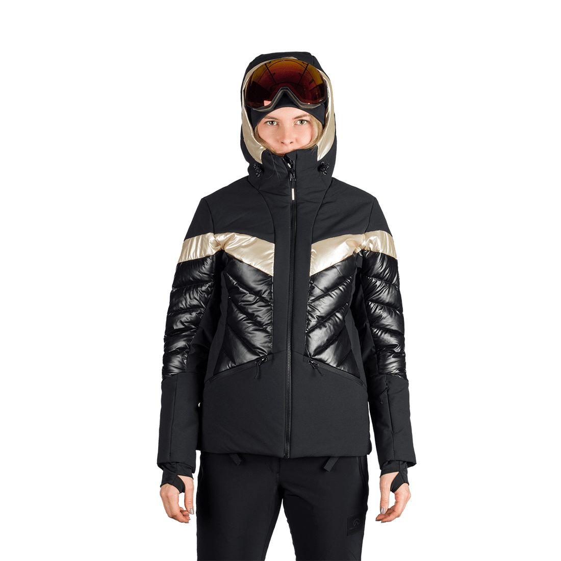 BU-6354SNW women's ski trendy comfort insulated jacket ABIGALE