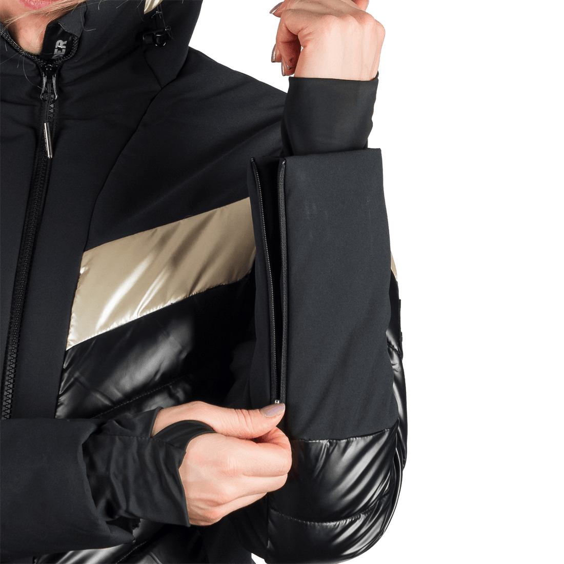 BU-6354SNW women's ski trendy comfort insulated jacket ABIGALE