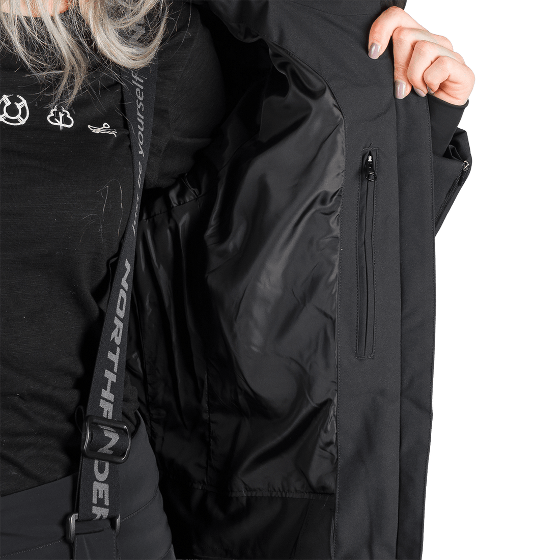 BU-6354SNW women's ski trendy comfort insulated jacket ABIGALE