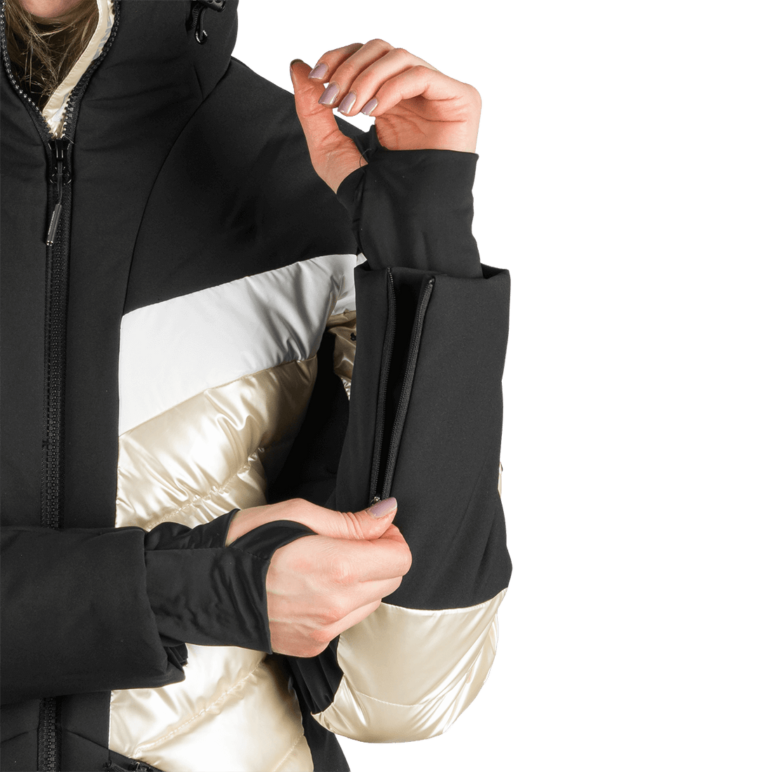 BU-6354SNW women's ski trendy comfort insulated jacket ABIGALE