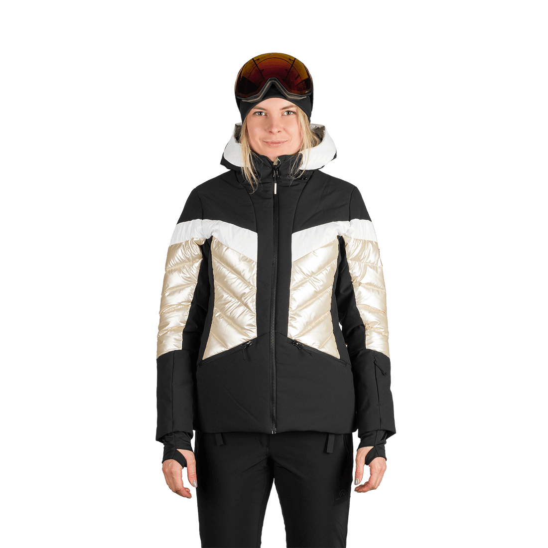 BU-6354SNW women's ski trendy comfort insulated jacket ABIGALE