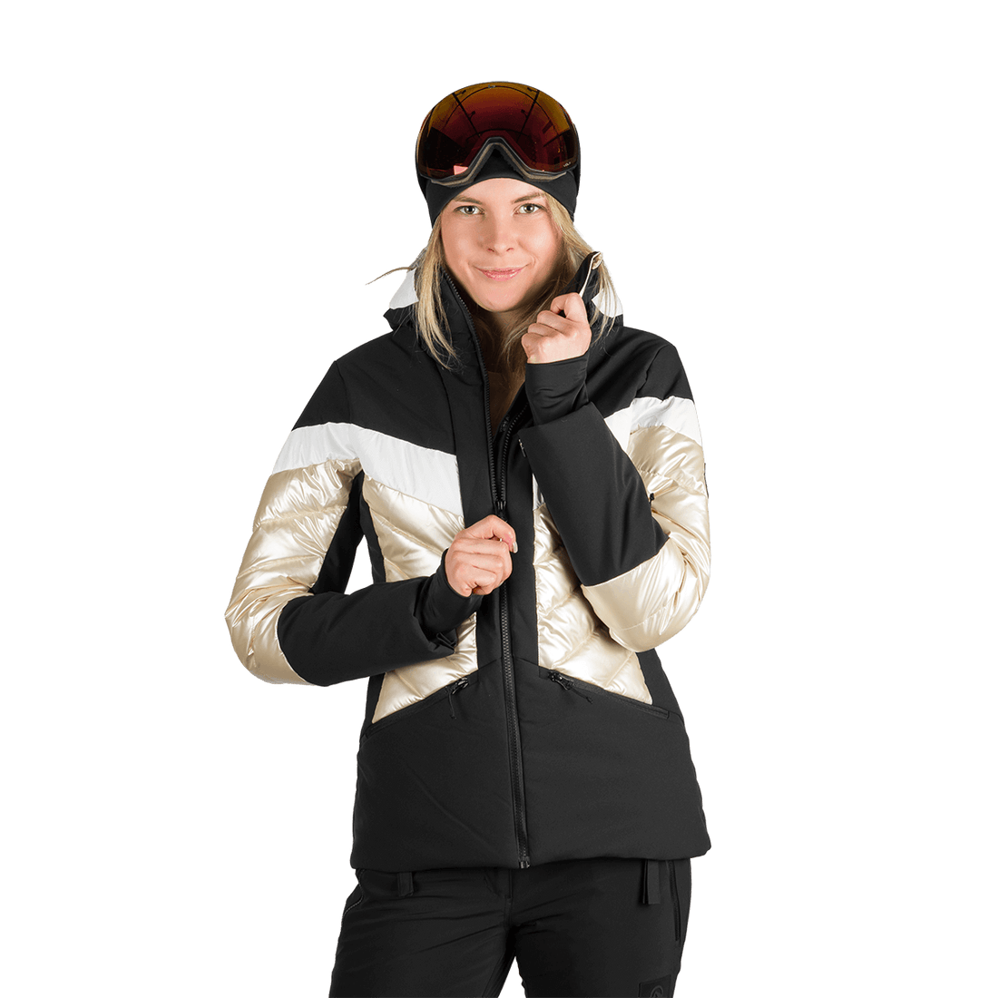 BU-6354SNW women's ski trendy comfort insulated jacket ABIGALE