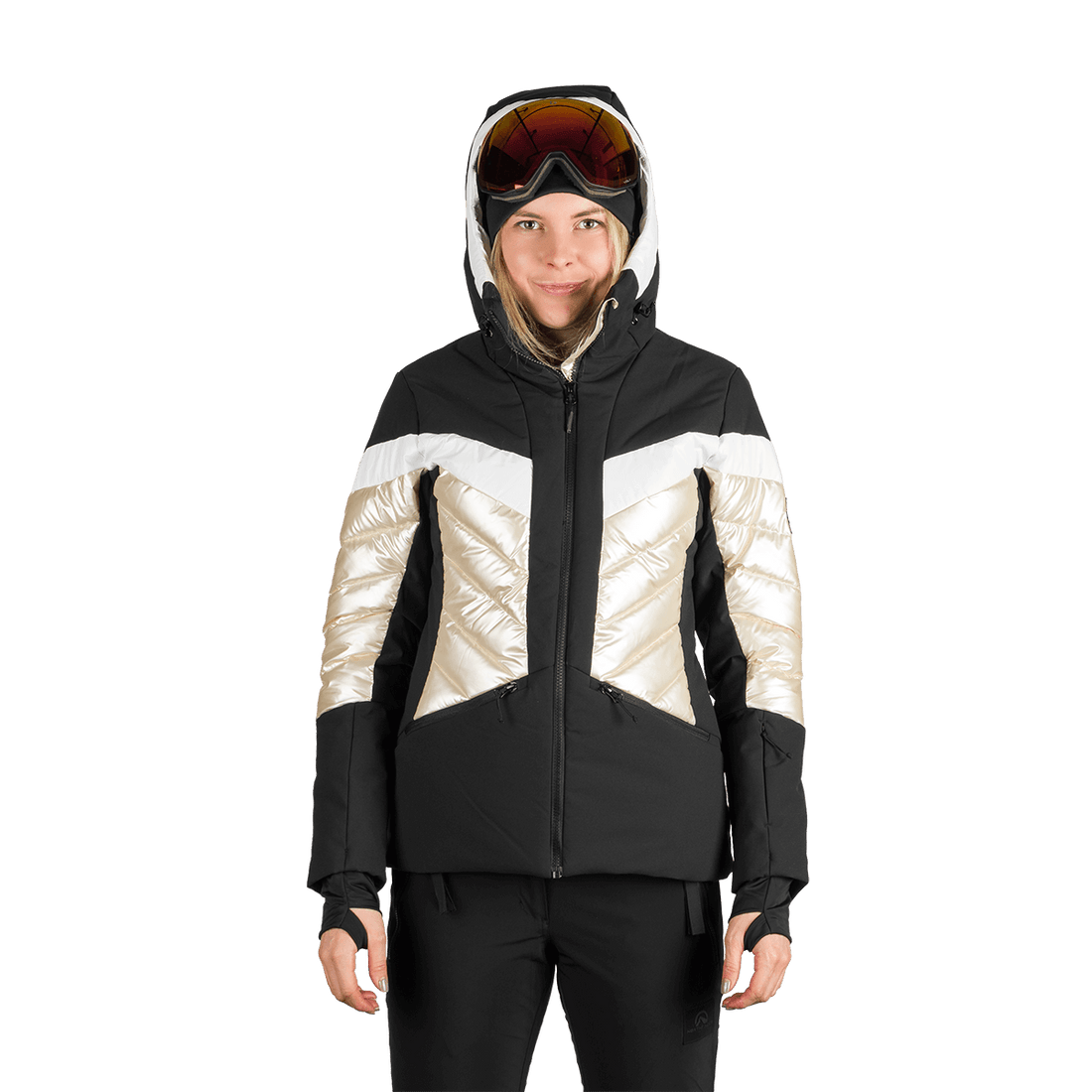 BU-6354SNW women's ski trendy comfort insulated jacket ABIGALE