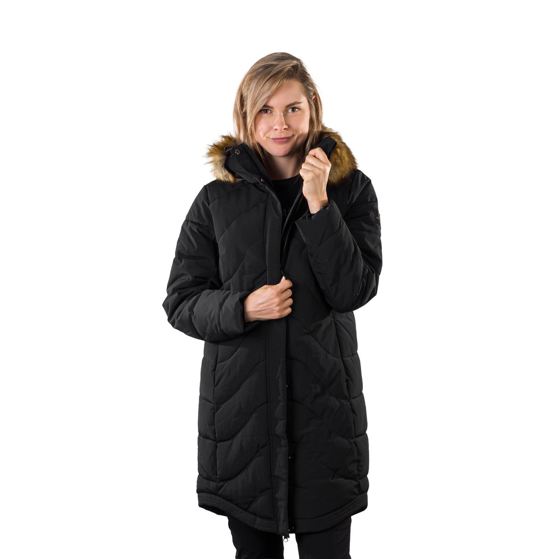 BU-6360SP women's insulated jacket long style RAELYNN