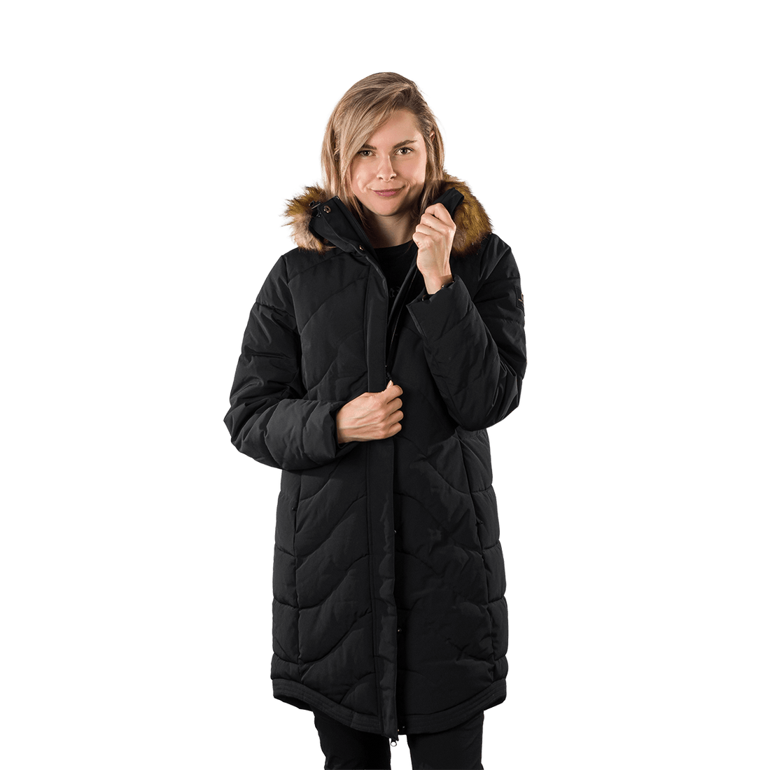 BU-6360SP women's insulated jacket long style RAELYNN