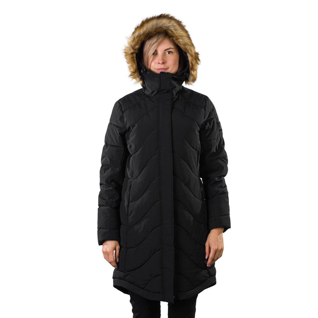 BU-6360SP women's insulated jacket long style RAELYNN