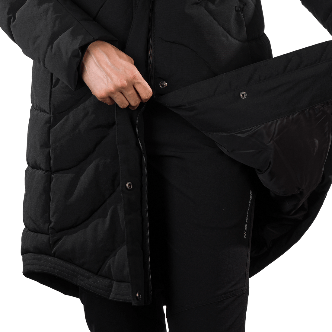 BU-6360SP women's insulated jacket long style RAELYNN