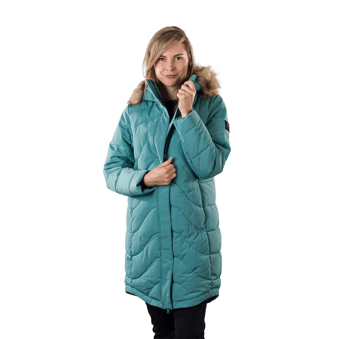 BU-6360SP women's insulated jacket long style RAELYNN
