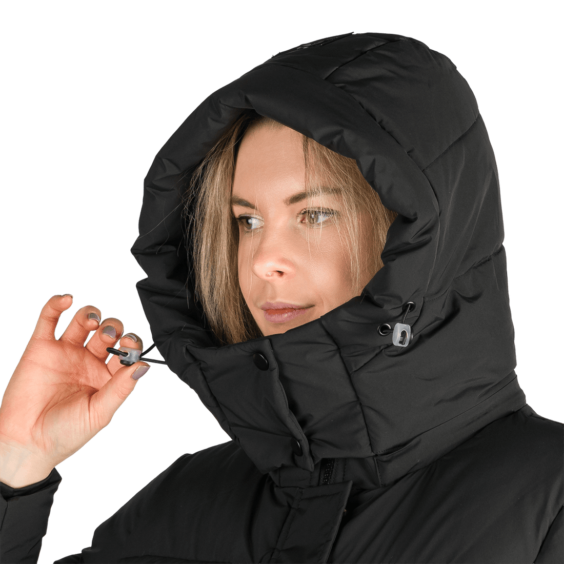 BU-6366SP woman's sport like down jacket long style EVELYNN