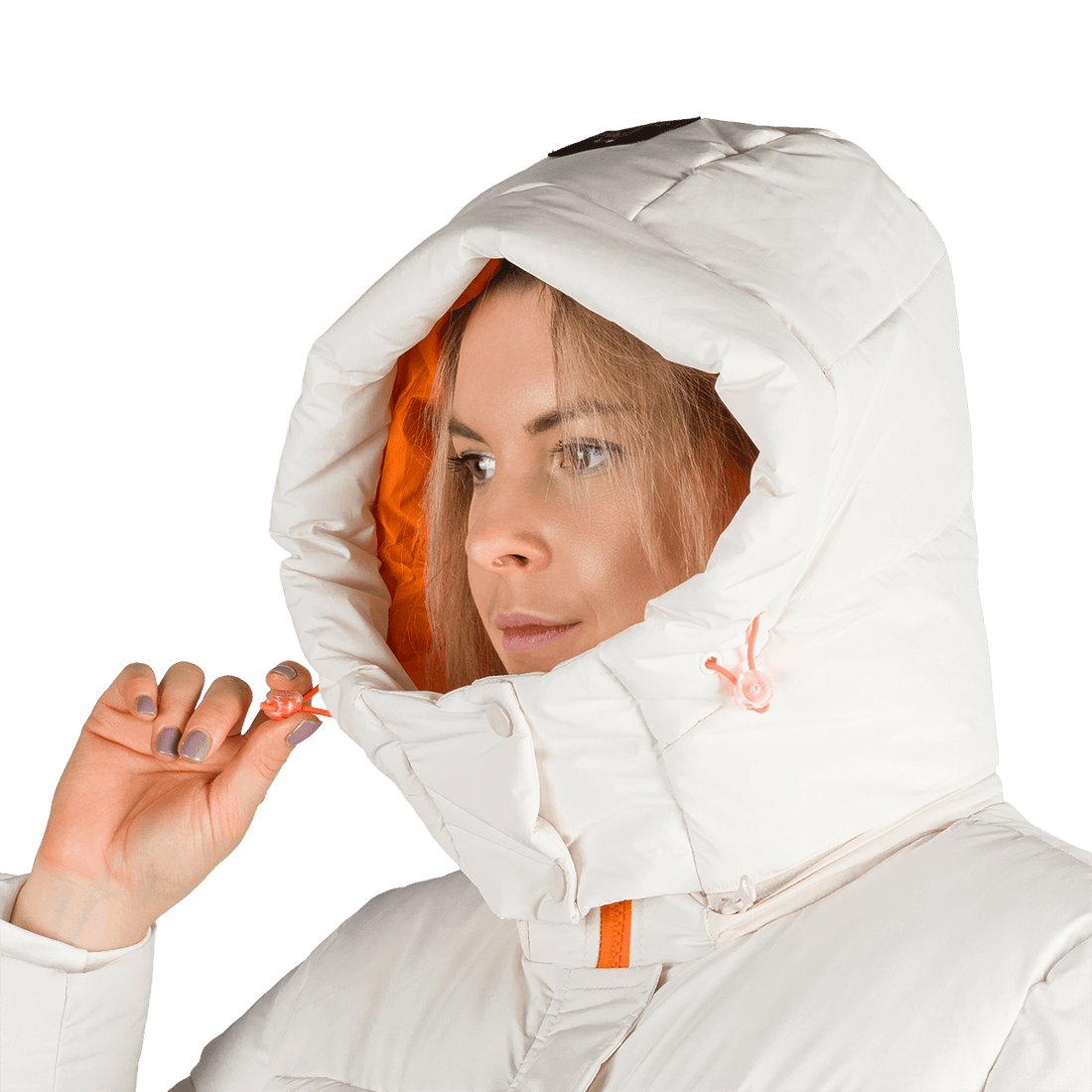 BU-6366SP woman's sport like down jacket long style EVELYNN