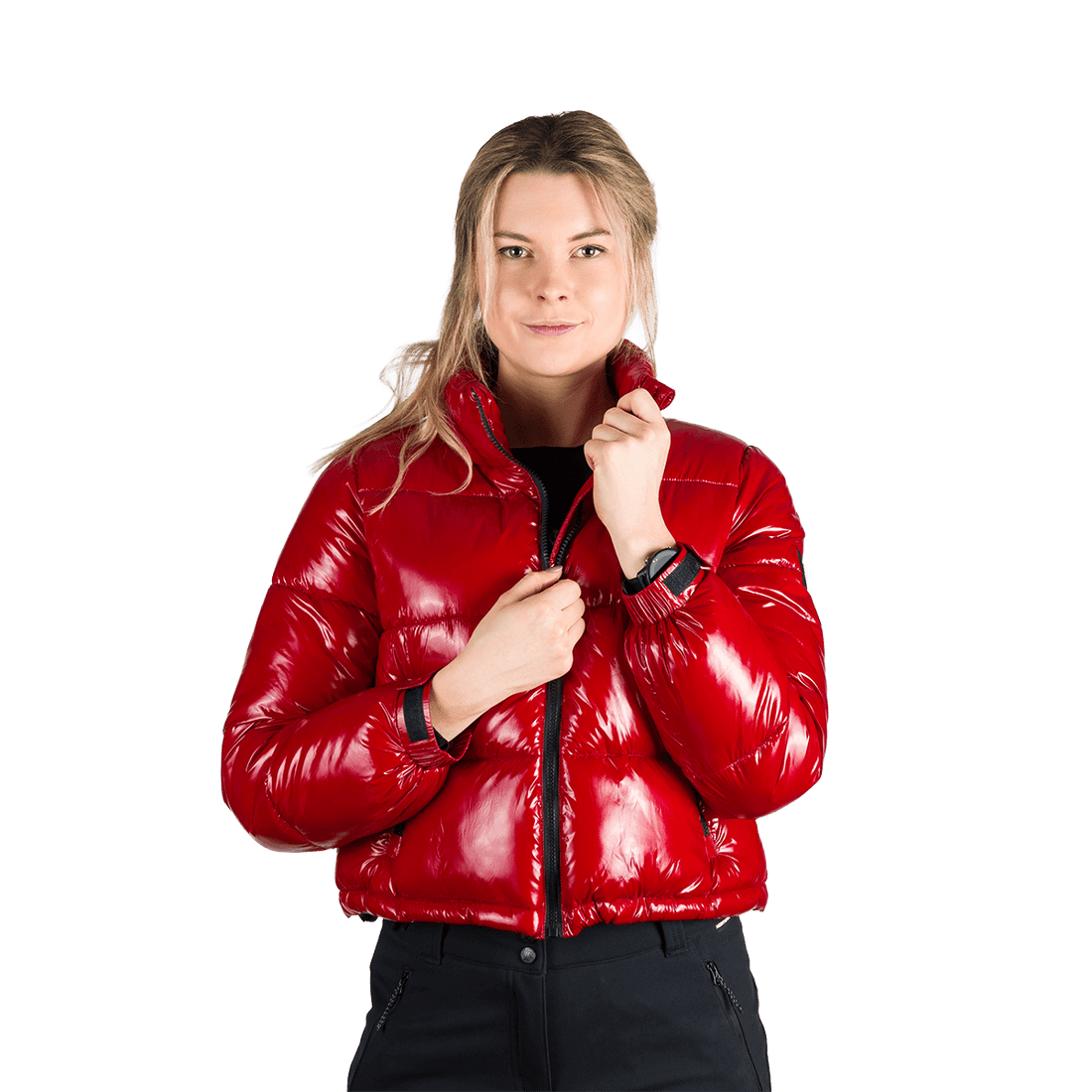 BU-6368SP women's trendy crop insulated jacket MADILYNN