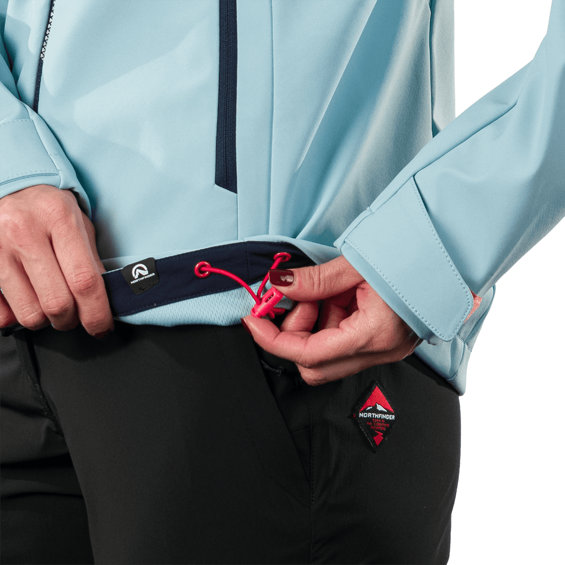 BU-6398OR women's outdoor softshell jacket 3L DAMARIS