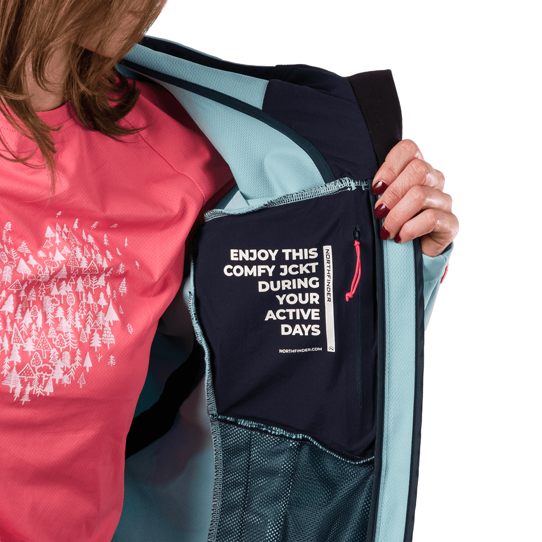 BU-6398OR women's outdoor softshell jacket 3L DAMARIS