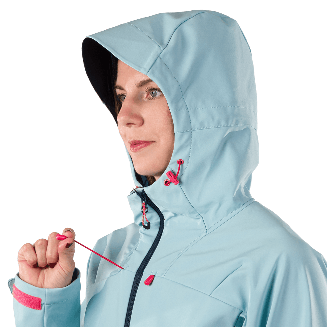 BU-6398OR women's outdoor softshell jacket 3L DAMARIS